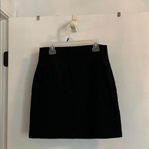 Maurice’s black miniskirt